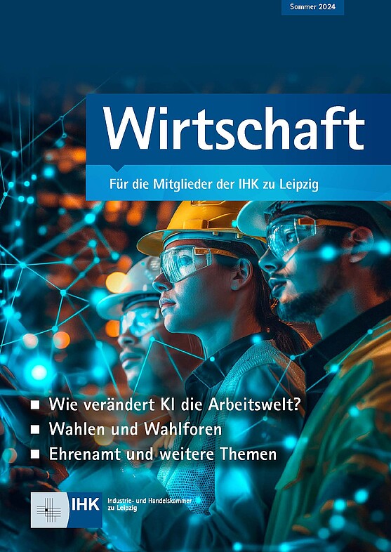 Cover Wirtschaft DIGITAL Sommer 2024 zum Thema KI