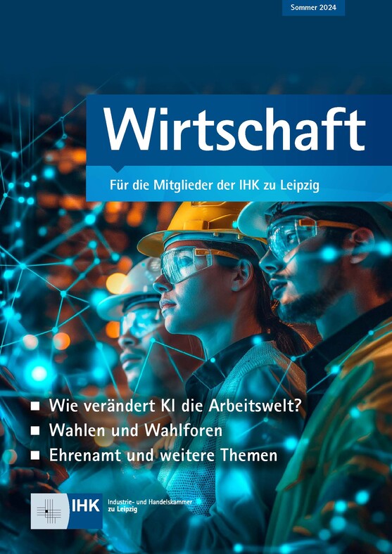Cover Wirtschaft DIGITAL Sommer 2024 zum Thema KI