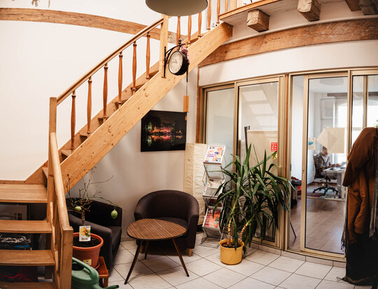 Flur mit Treppe