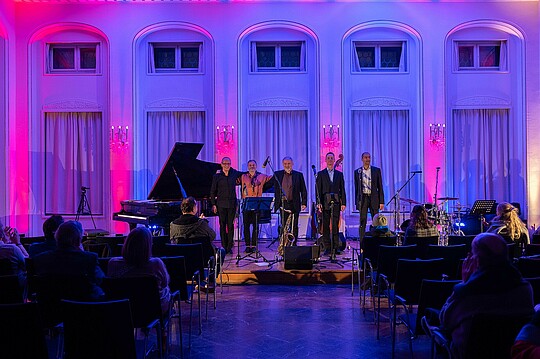 Wirtschaft trifft Kultur: Impressionen vom Konzert der LAMETTA FIVE in der Alten Börse am 30.11.2023