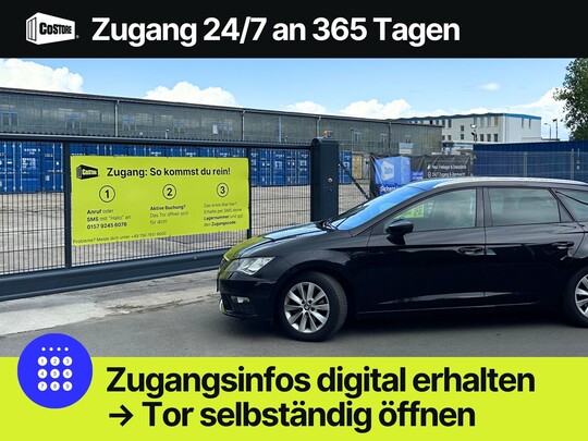 Gesichertes Zugangstor