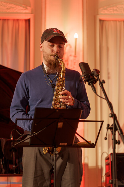 Impressionen vom Wirtschaft trifft Kultur-Konzert "Violet Greens" am 4. April 2025 in der Alten Handelsbörse. 