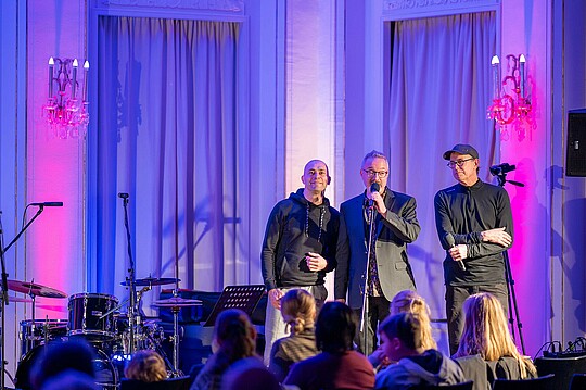 Wirtschaft trifft Kultur: Impressionen vom Konzert der LAMETTA FIVE in der Alten Börse am 30.11.2023