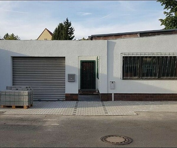 Leipzig, Werkstättenweg 9: Ansicht Eingangsbereich Gewerbeimmobilie