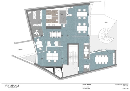 Grundriss Büro 1