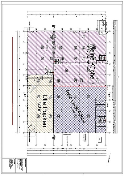 Wiedemar, Otto-Lilienthal-Straße 14-16: Ladenfläche Grundriss