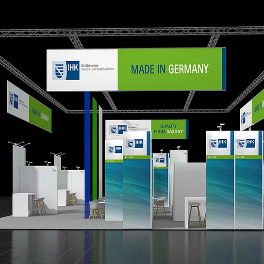 3D-Ansicht des IHK-Gemeinschaftsstandes