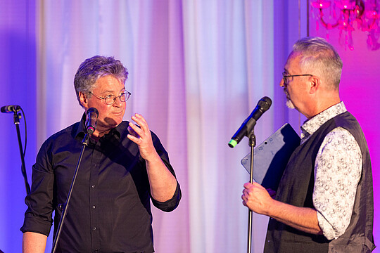 Impressionen von "Wirtschaft trifft Kultur" am 23.05.24 mit Pascal von Wroblewsky und dem Lora Kostina Trio