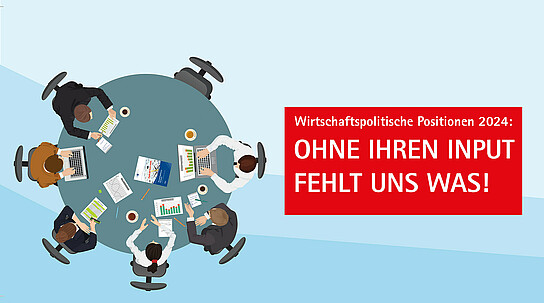 Motiv der Wirtschaftspolitischen Positionen der IHK: Runder Tisch mit einem freien Platz