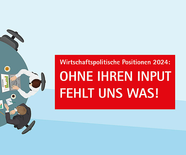 Motiv der Wirtschaftspolitischen Positionen der IHK: Runder Tisch mit einem freien Platz
