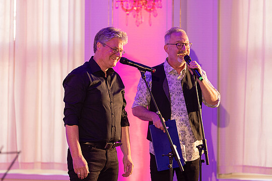 Impressionen von "Wirtschaft trifft Kultur" am 23.05.24 mit Pascal von Wroblewsky und dem Lora Kostina Trio