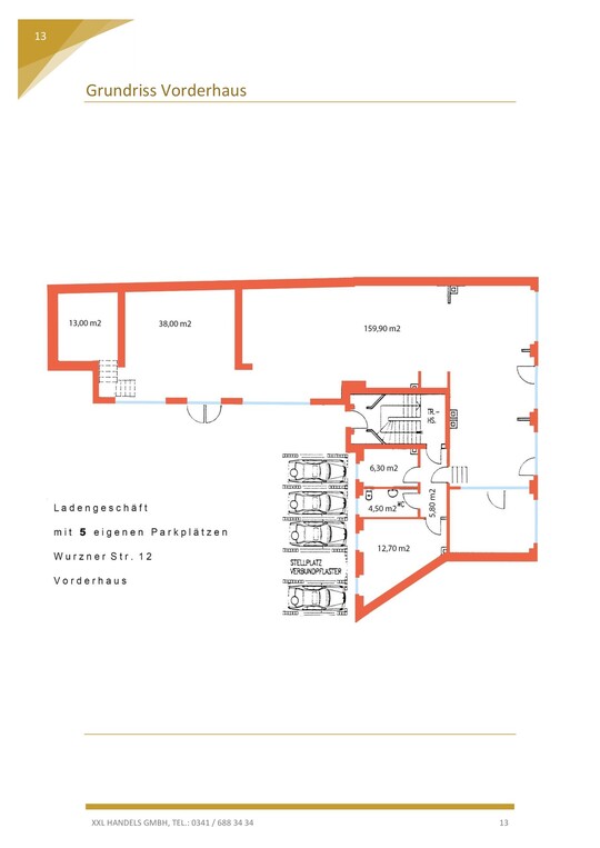 Grundriss Vorderhaus