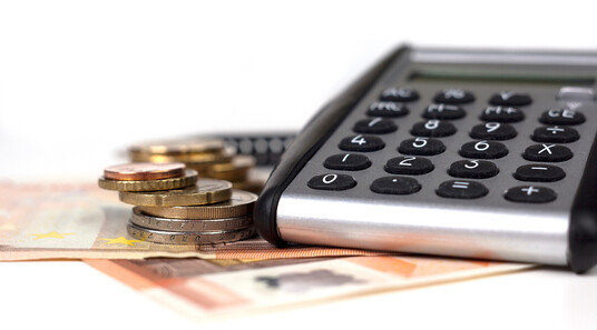 Taschenrechner und Geld