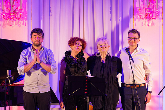 Impressionen von "Wirtschaft trifft Kultur" am 23.05.24 mit Pascal von Wroblewsky und dem Lora Kostina Trio