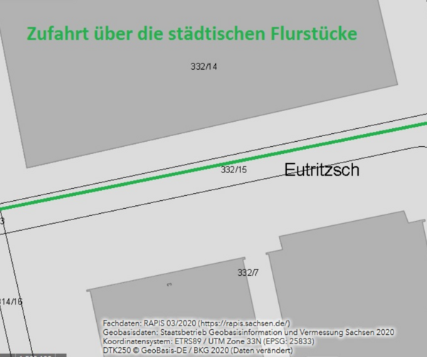 Leipzig Eutritzsch: Flurkarte