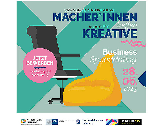 Logo Macher*innne treffen Kreative