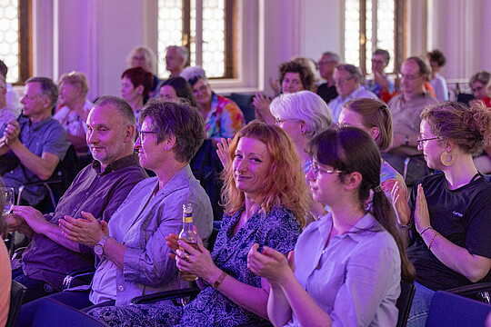 Impressionen von "Wirtschaft trifft Kultur" am 23.05.24 mit Pascal von Wroblewsky und dem Lora Kostina Trio