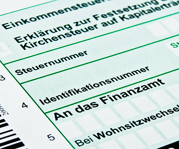 Einkommensteuerformular