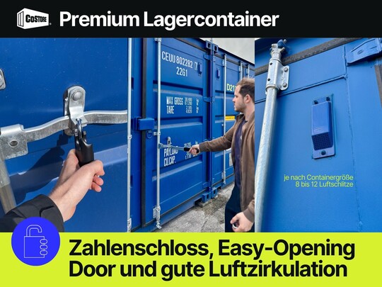 Zahlenschloss für Container