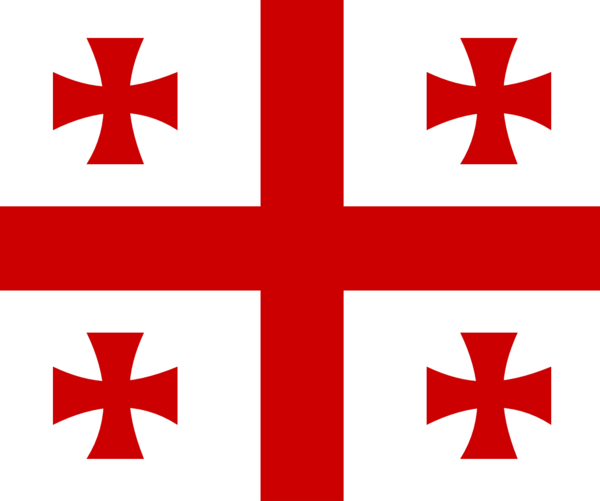 Fahne von Georgien