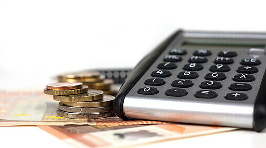 Taschenrechner und Geld