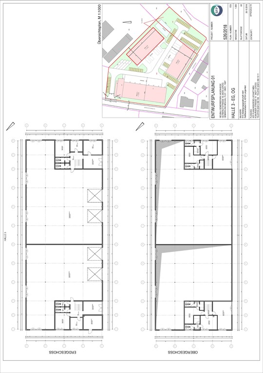 Leipzig, Gutberletstraße: Halle Grundriss