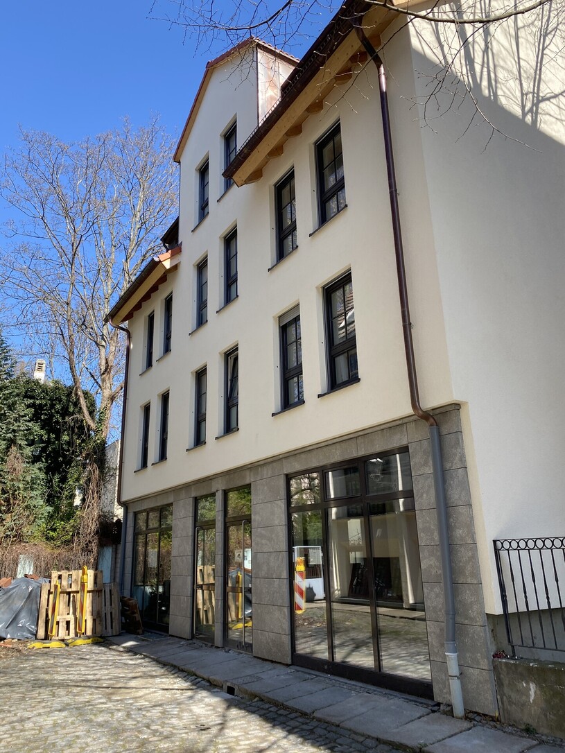Außen Schaufensterfront