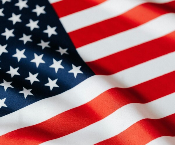 Amerikanische Fahne (Ausschnitt)