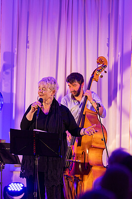 Impressionen von "Wirtschaft trifft Kultur" am 23.05.24 mit Pascal von Wroblewsky und dem Lora Kostina Trio