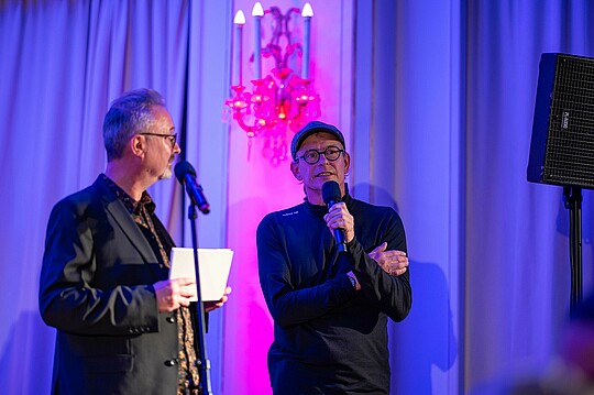 Wirtschaft trifft Kultur: Impressionen vom Konzert der LAMETTA FIVE in der Alten Börse am 30.11.2023. Bild erstellt von Hermann Hertrampf.