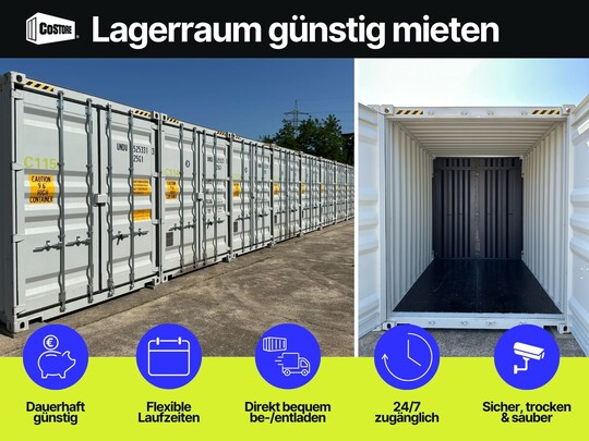 Containertor offen