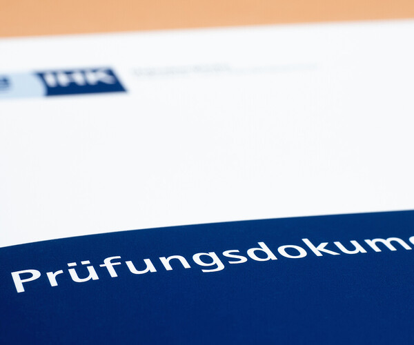 Mappe für Prüfungsdokumente