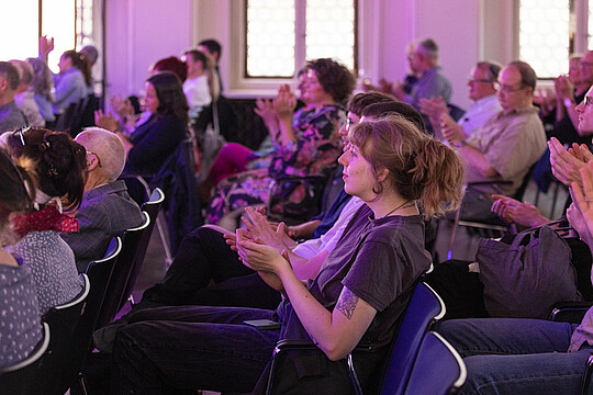 Impressionen von "Wirtschaft trifft Kultur" am 23.05.24 mit Pascal von Wroblewsky und dem Lora Kostina Trio