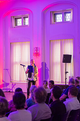 Impressionen von "Wirtschaft trifft Kultur" am 23.05.24 mit Pascal von Wroblewsky und dem Lora Kostina Trio