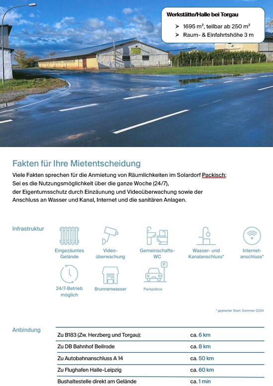 Halle-Ausstattung