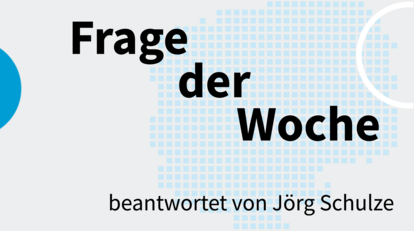 Frage der Woche beantwortet von Jörg Schulze