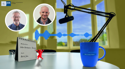 Podcast Wirtschaft+ mit Volker Hartmann-Tanner und Moritz John