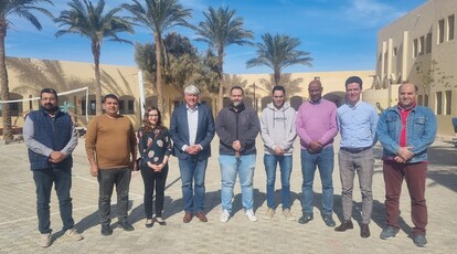 Gruppenfoto Delegation aus Leipzig in El Gouna