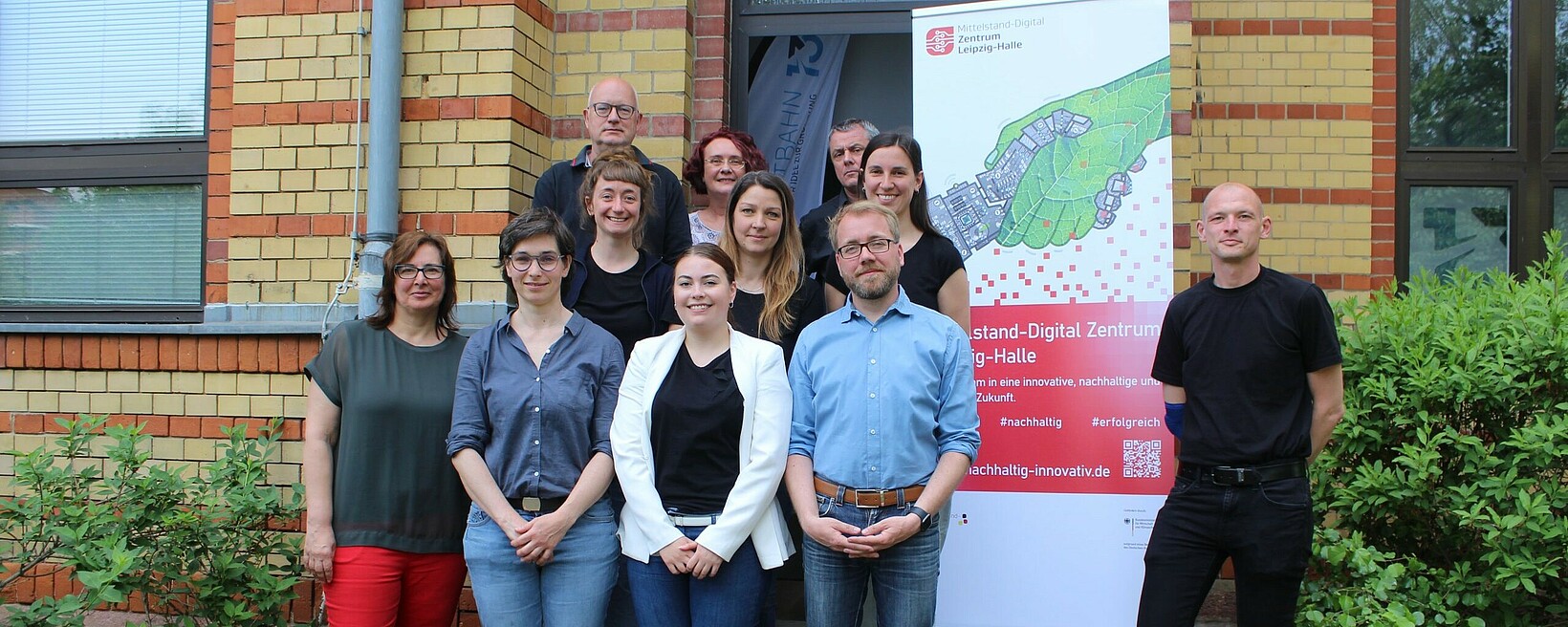 Teamfoto Mittelstand Digital Leipzig Halle