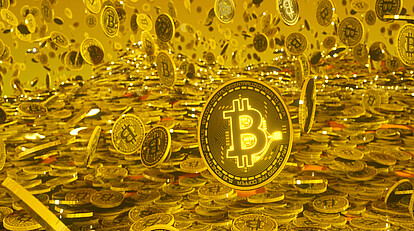 Bitcoin Krypowaehrung Symbolbild