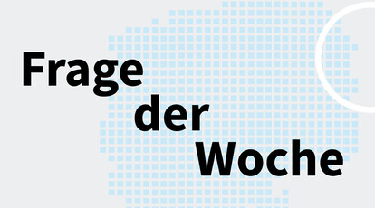 Frage der Woche und Logo der IHK