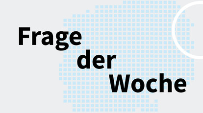 Frage der Woche und Logo der IHK
