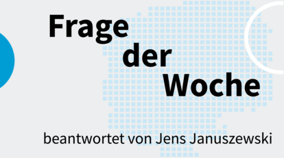 Frage der Woche beantwortet von Jens Januszewski